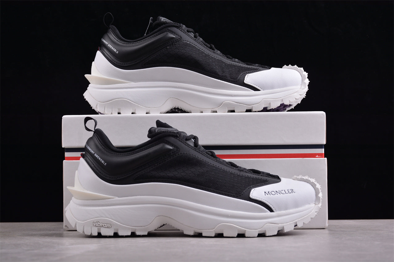 Moncler Trailgrip Lite Low in Black/White - Best Reps Website 2025