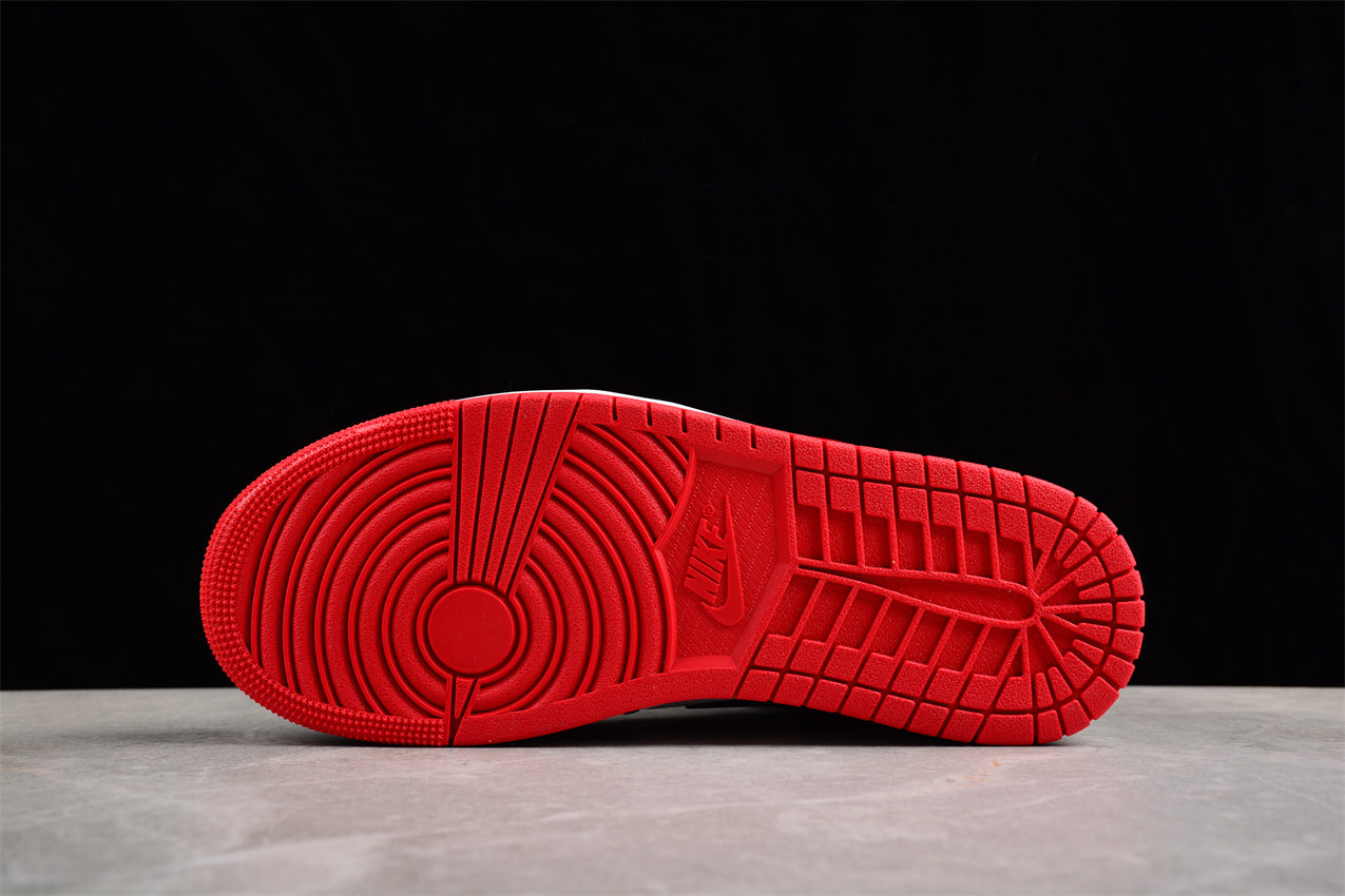 Nike Air Jordan 1 Mid "White/Black/Gym Red" - Best Reps Website 2025