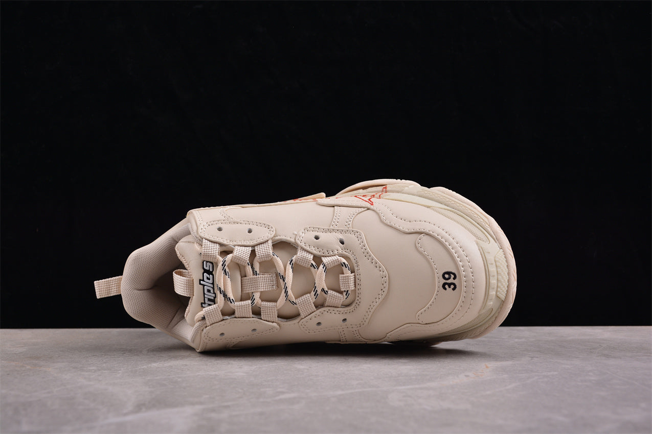 Balenciaga Triple S DIY METAL – Cream/Red - Best Reps Website 2025
