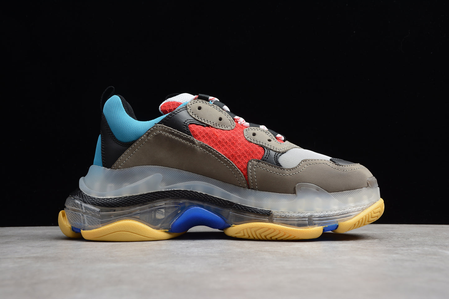 Balenciaga Triple S Sneakers – Grey Red Blue - Best Reps Website 2025