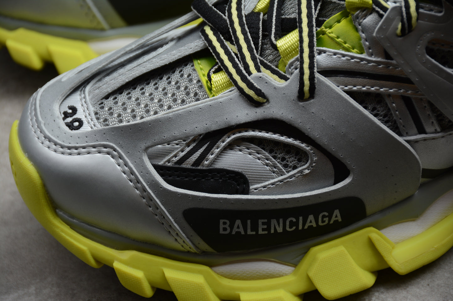 Balenciaga Track Trainers – Silver and Lime Green - Best Reps Website 2025