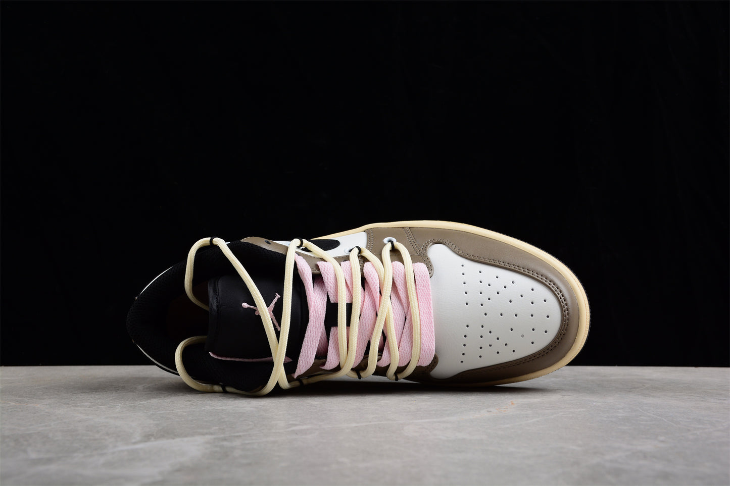 Custom Air Jordan 1 Low White Brown Black - Best Reps Website 2025