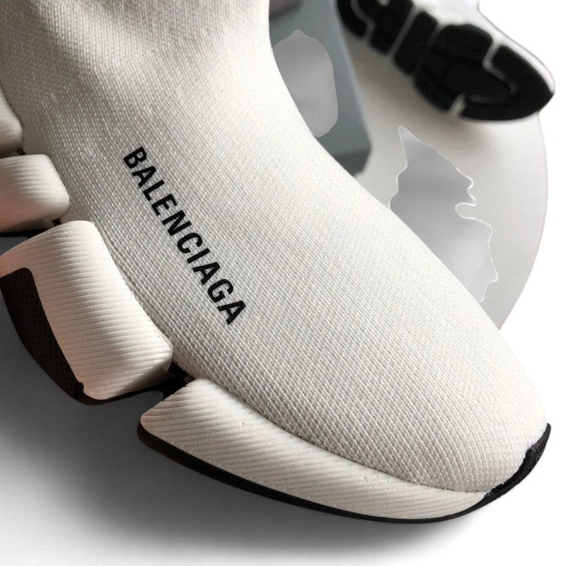 Balenciaga Speed 2.0 Sneaker Cream White - Best Reps Website 2025
