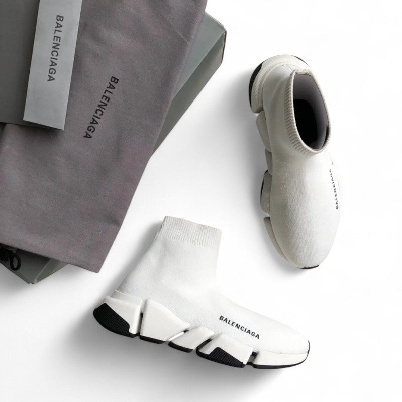 Balenciaga Speed 2.0 Sneaker Cream White - Best Reps Website 2025