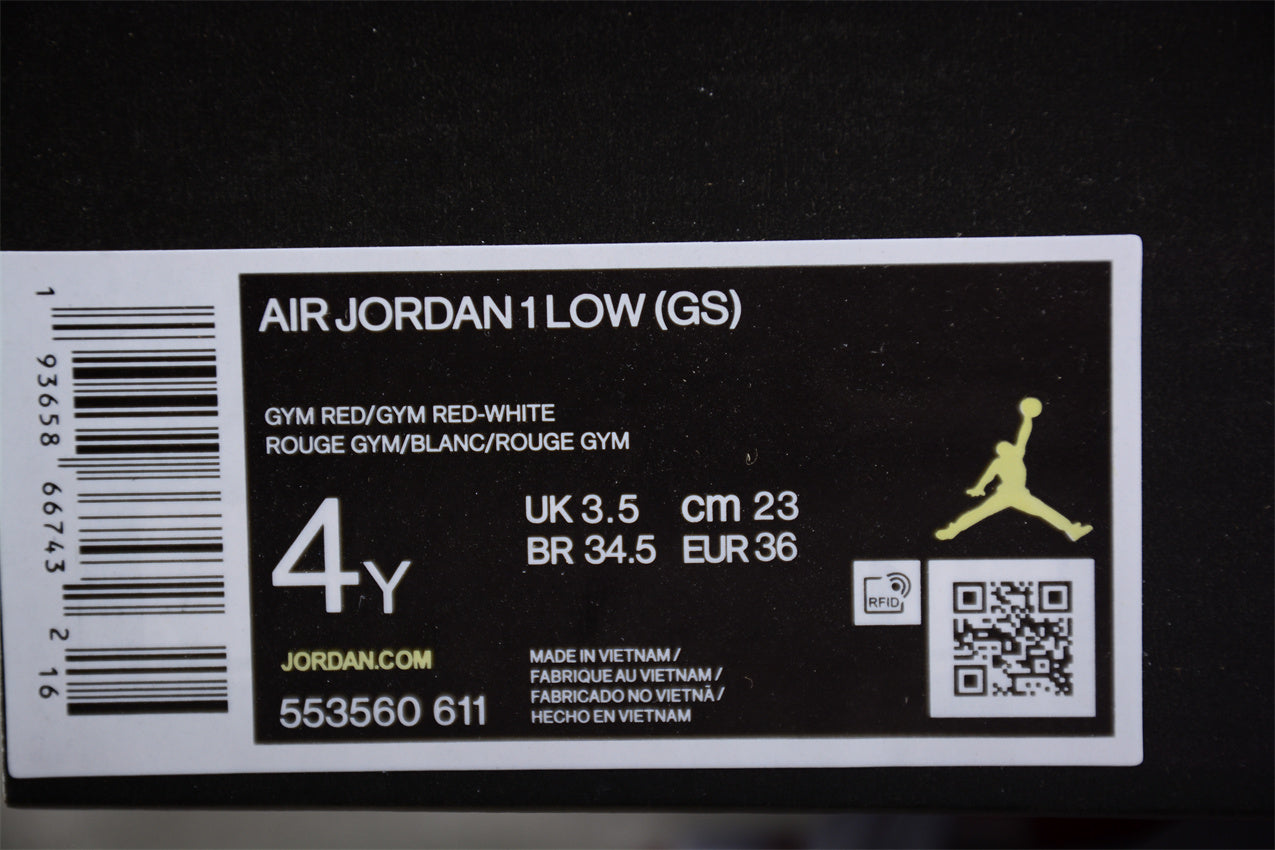 Nike Air Jordan 1 Low "Gym Red" - Best Reps Website 2025
