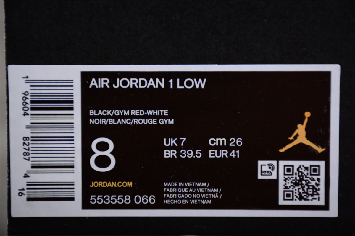 Nike Air Jordan 1 Low "Alternate Bred Toe" - Best Reps Website 2025