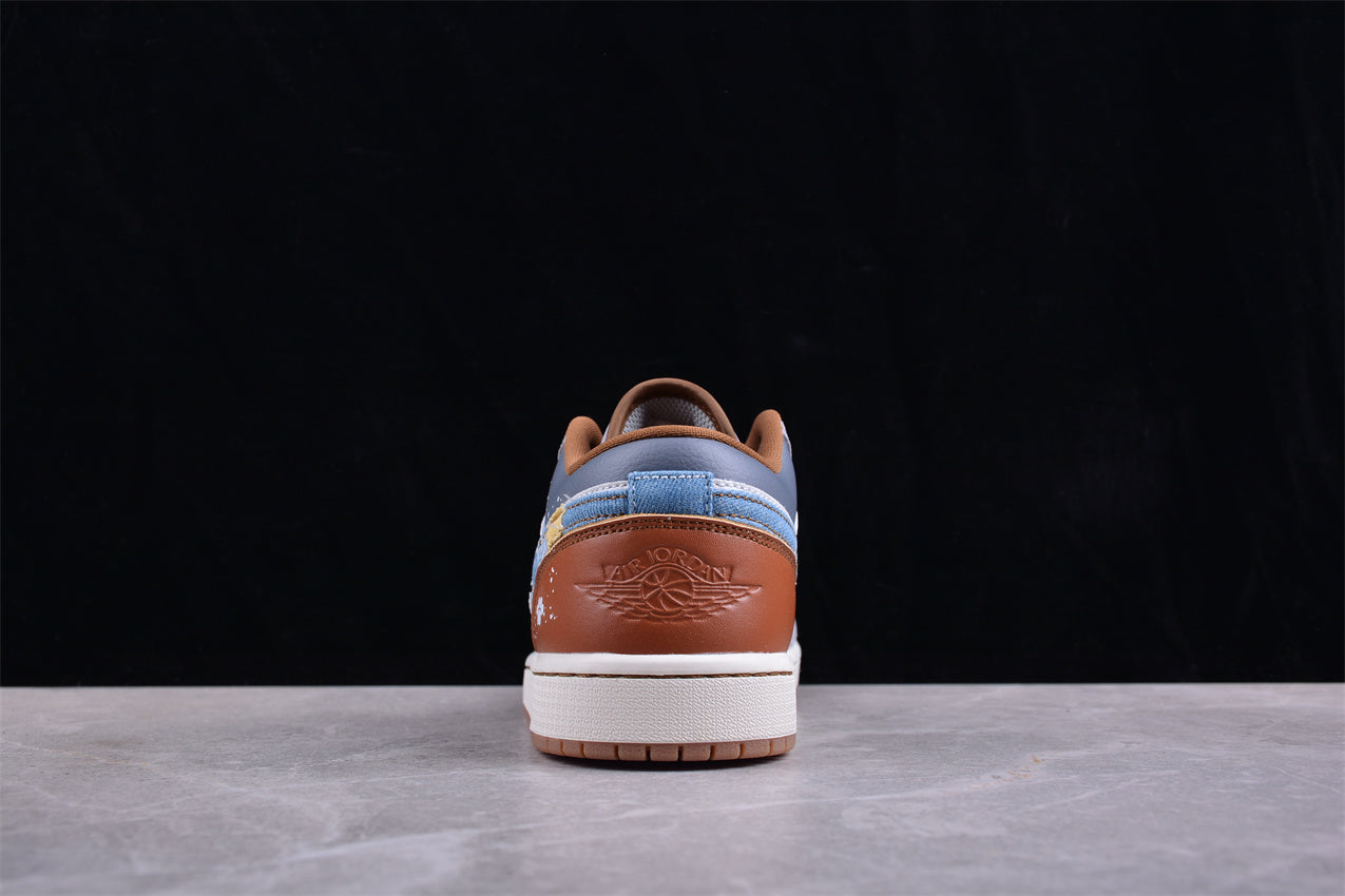 Air Jordan 1 Low SE "Phantom Repaired Denim" - Best Reps Website 2025