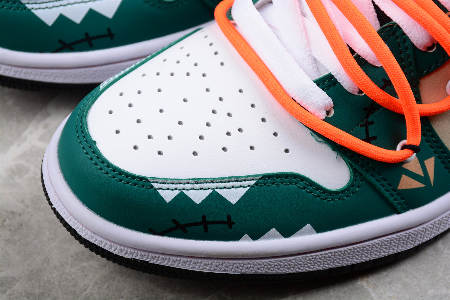 Custom Air Jordan 1 Low "Campus Time" 553558-062 - Best Reps Website 2025