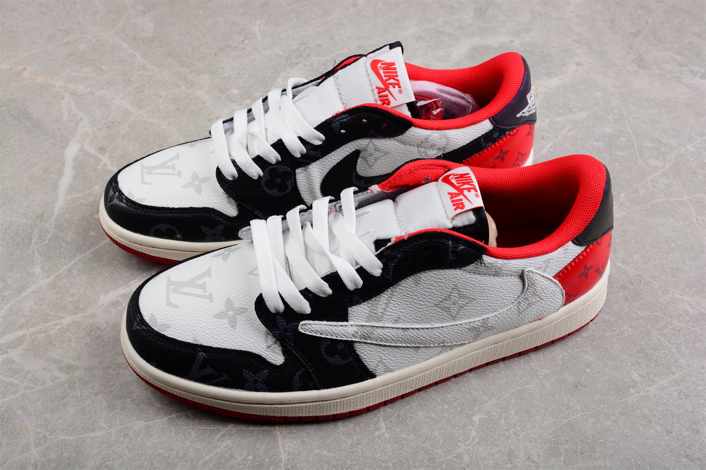Air JORDAN 1 Low Travis Scott Black/Red/LV - Best Reps Website 2025