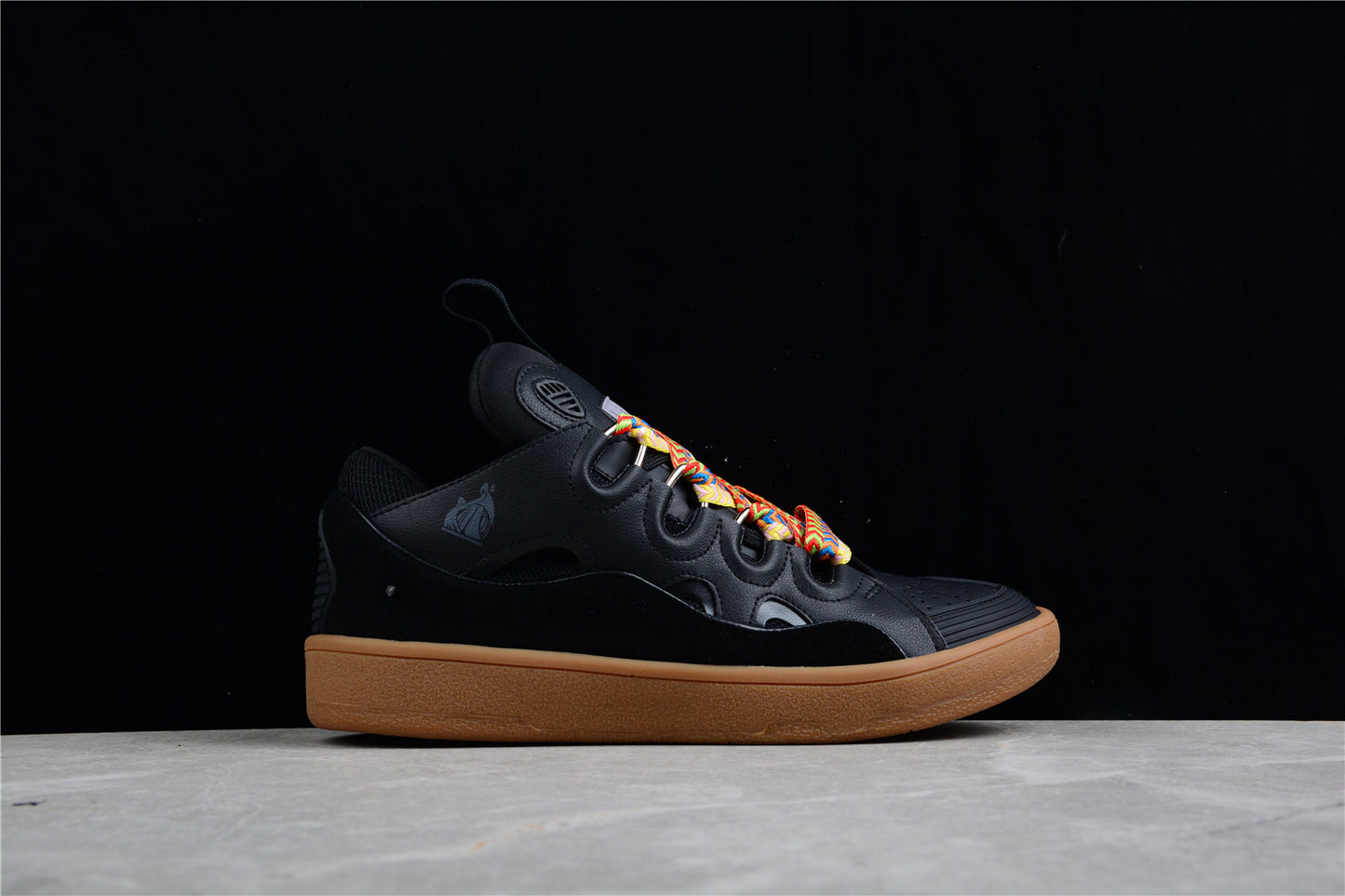 Lanvin Leather Curb 'Black Brown'