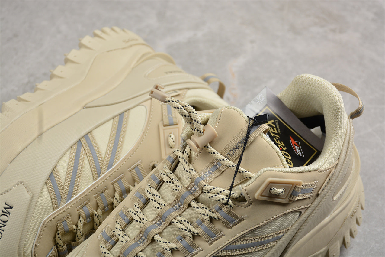 Moncler Trailgrip GT Slip Resistant Waterproof Low Top Outdoor Shoes Beige