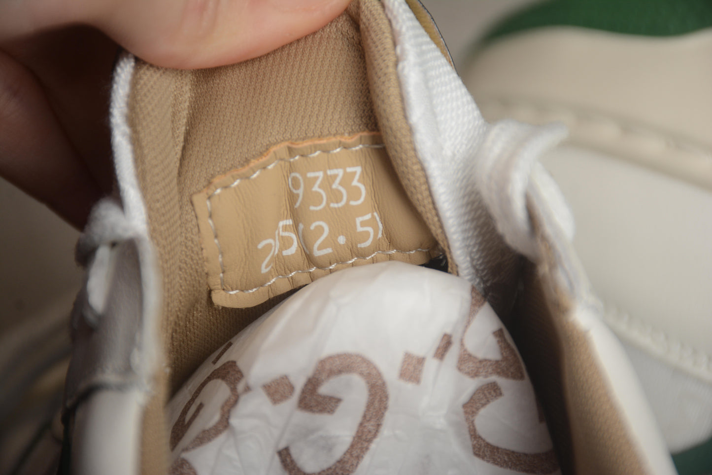 Gucci Chunky B Screener GG White/Green - Best Reps Website 2025