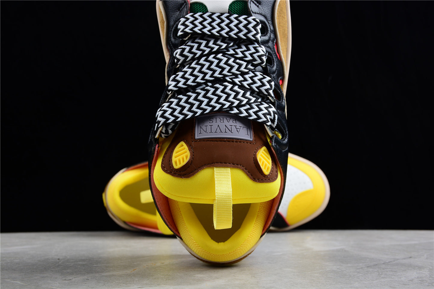 Lanvin Curb Sneaker 'Black Yellow'