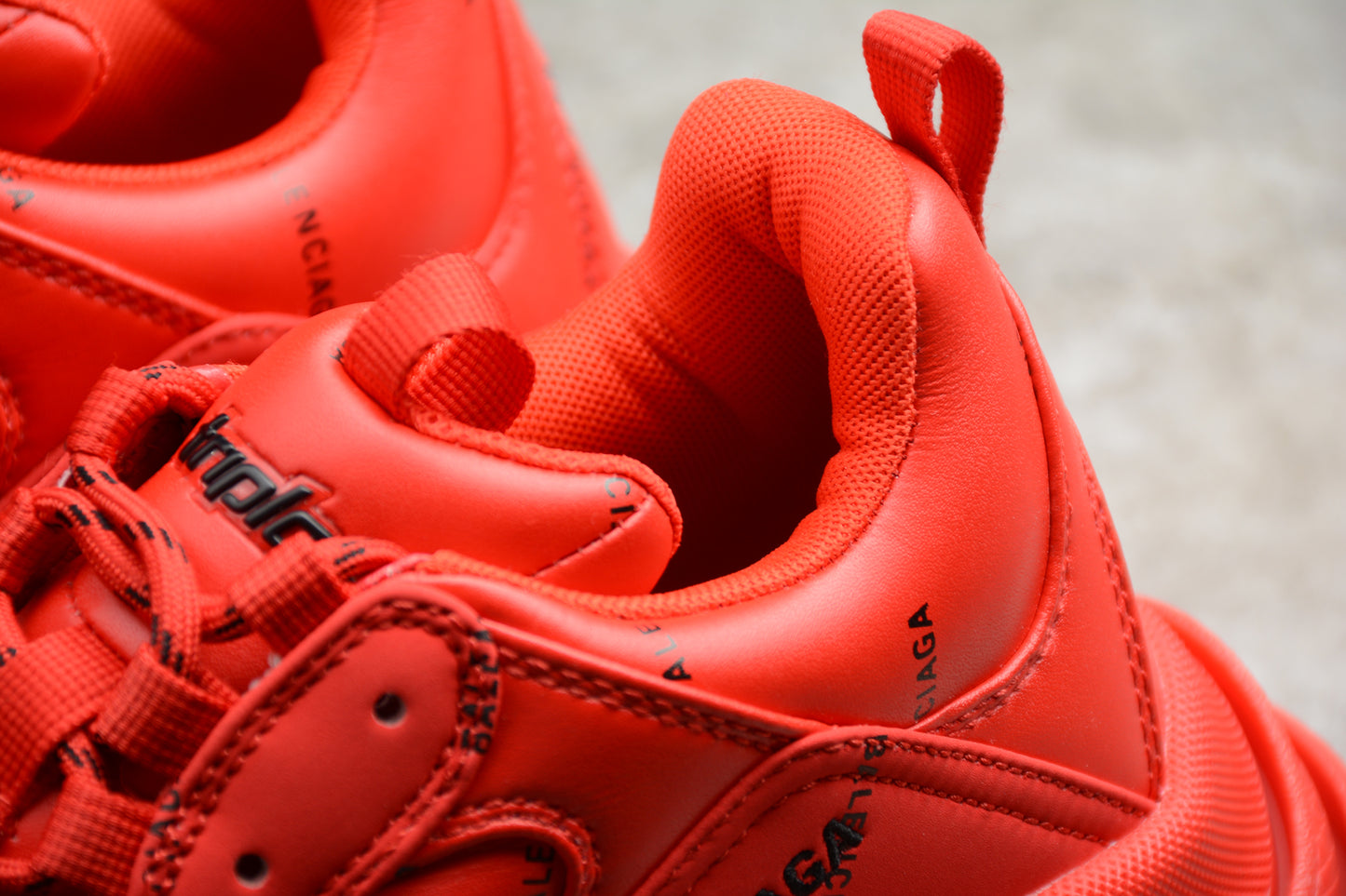 Balenciaga Triple S – Allover Logo Red - Best Reps Website 2025