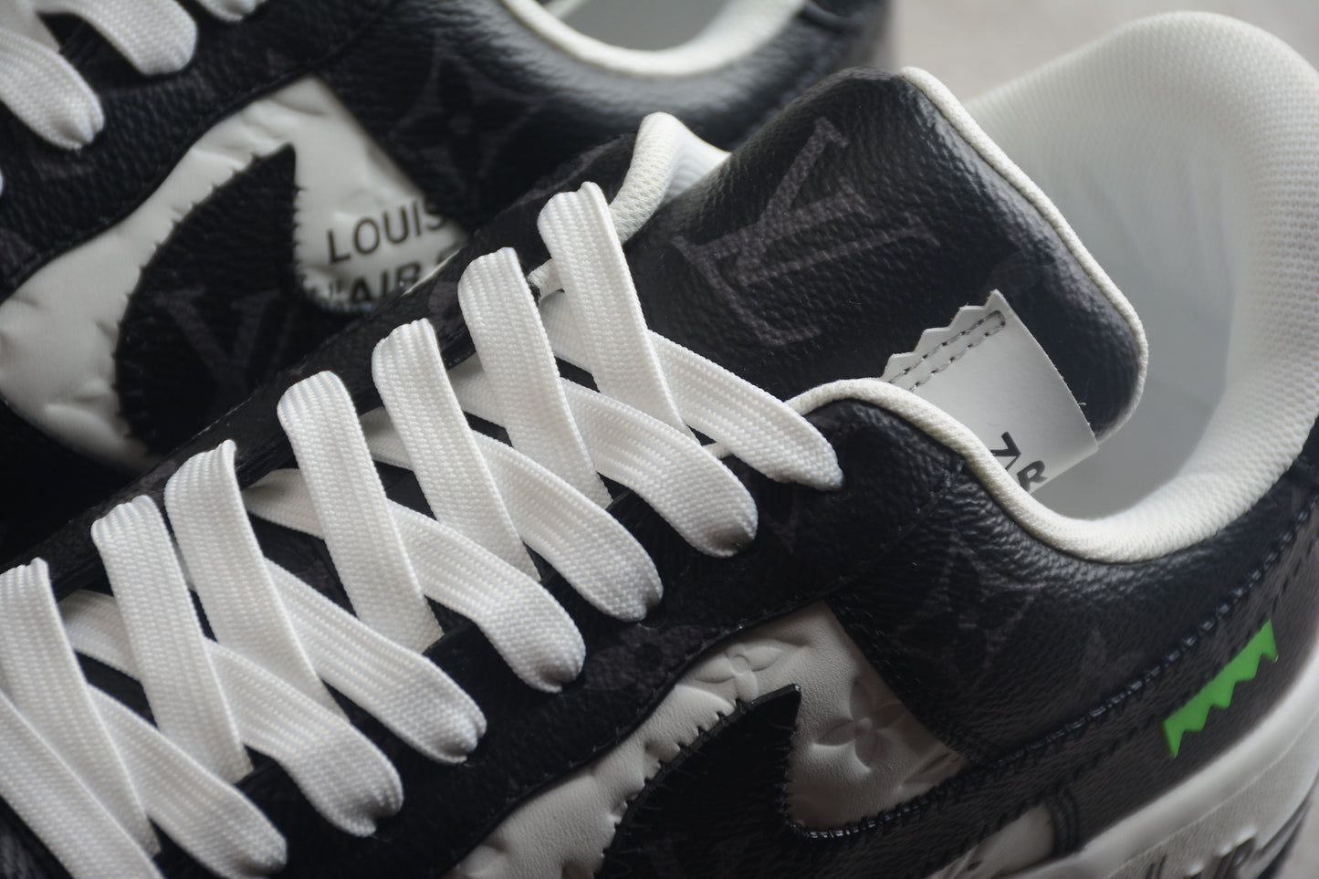 LV x Nike Air Force 1 Sneaker Black/White