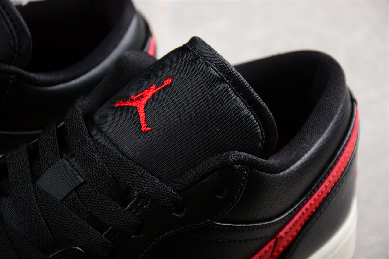 Nike Air Jordan 1 Low "Bred Sail Black Red" - Best Reps Website 2025