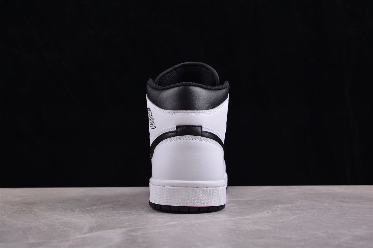 Nike Air Jordan 1 Mid "Reverse Panda" White Black - Best Reps Website 2025