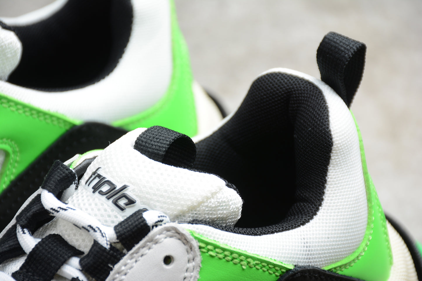 Balenciaga Triple S Sneaker 'White Green Fluo' - Best Reps Website 2025