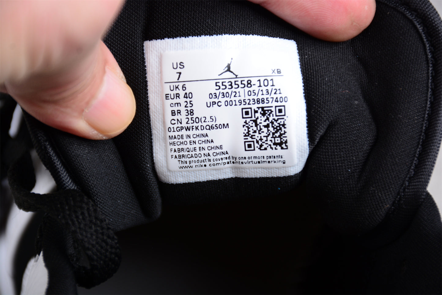 Air Jordan 1 Low Split Panda Black Sneakers - Best Reps Website 2025