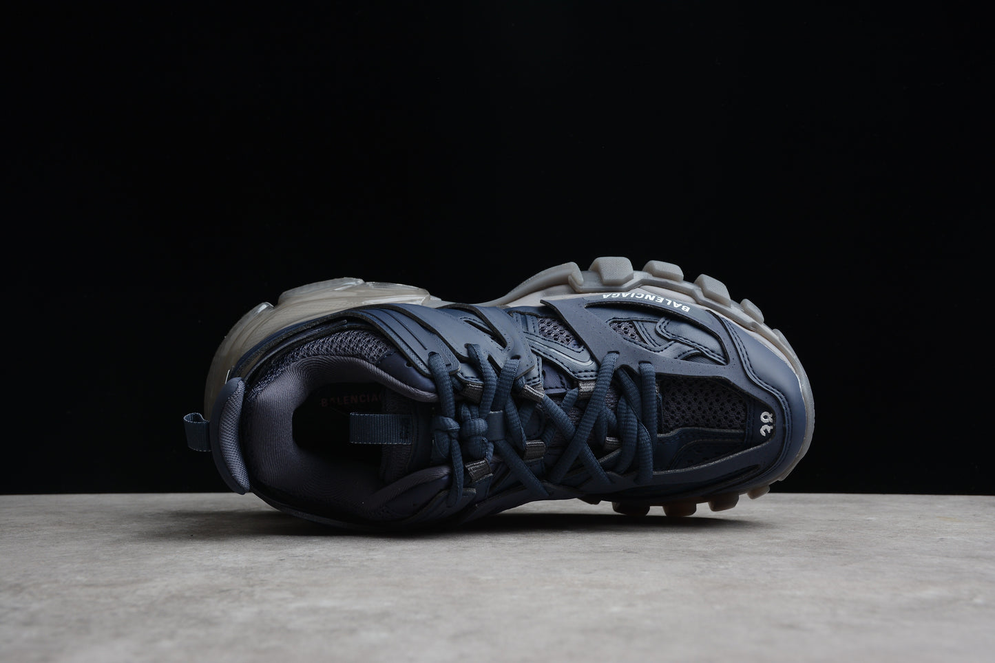 Balenciaga Track Clear Sole Trainers – Navy Blue - Best Reps Website 2025