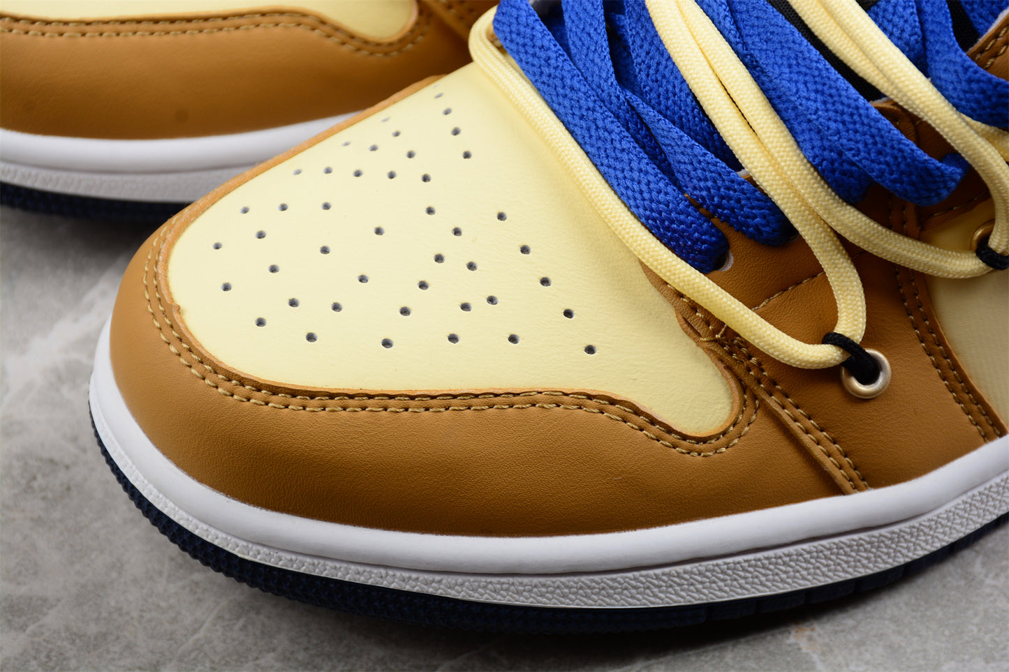 Custom Air Jordan 1 Low "Campus Time" tan, beige 553558-062 - Best Reps Website 2025
