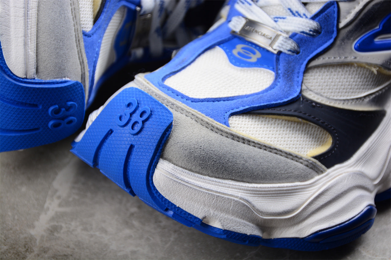 Balenciaga Cargo Sneakers in Grey/White/Blue - Best Reps Website 2025
