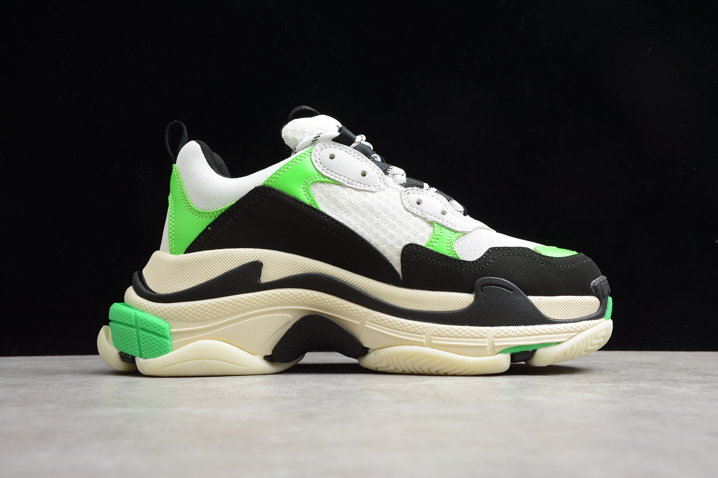 Balenciaga Triple S Sneaker 'White Green Fluo' - Best Reps Website 2025