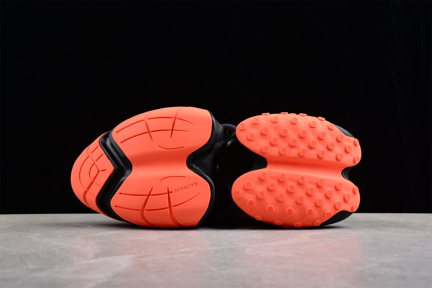 Balmain Unicorn Sneakers in Black/Orange – Neoprene & Leather - Best Reps Website 2025