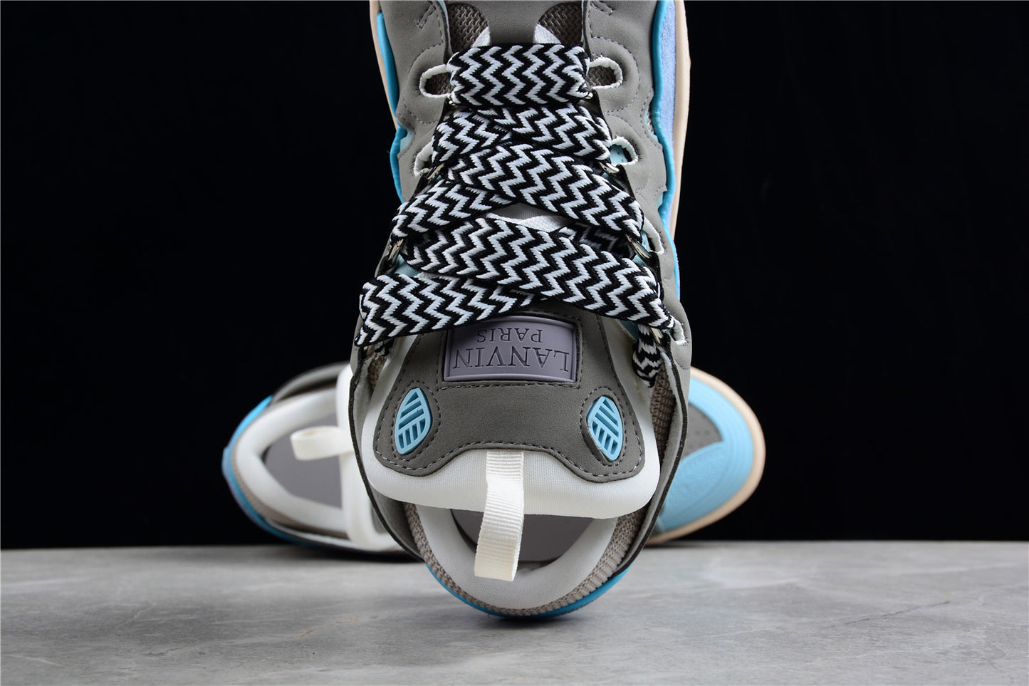 Lanvin Curb Sneaker 'Grey Blue'