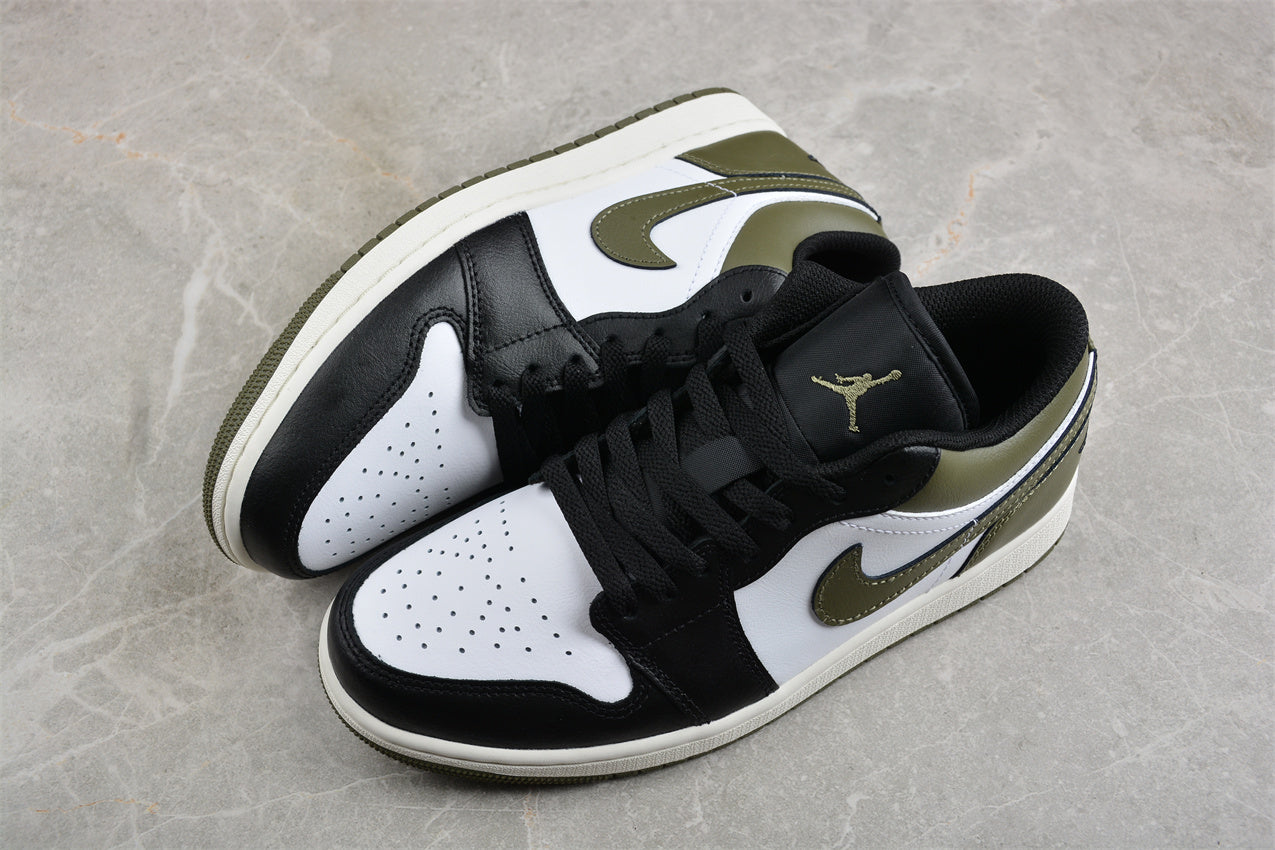 Air Jordan 1 Low "Black Toe Medium Olive" - Best Reps Website 2025