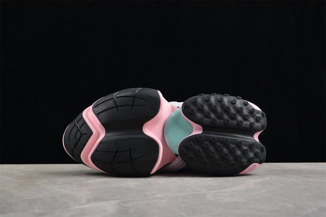 Balmain Unicorn Sneakers Black Sky Blue – Neoprene & Leather - Best Reps Website 2025