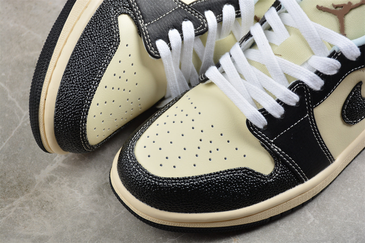 Air Jordan 1 Low "Coconut Milk Black - Best Reps Website 2025