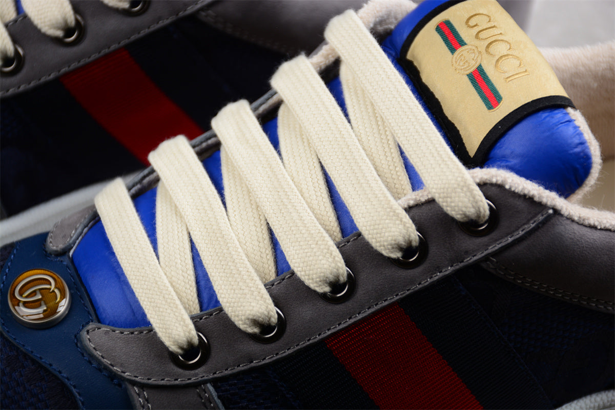 Gucci GG Screener 'Grey Navy' - Best Reps Website 2025