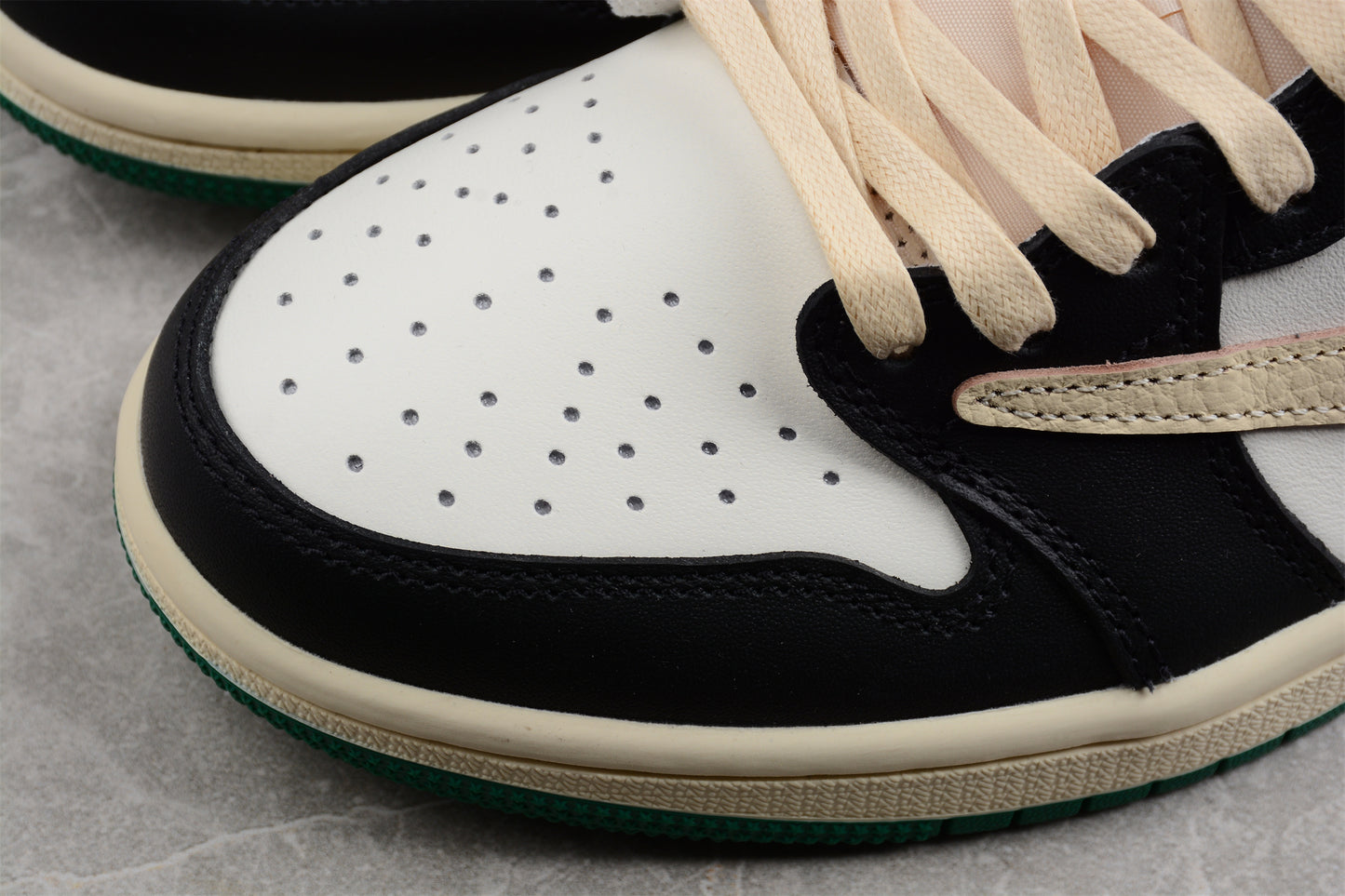 Travis Scott x Air Jordan 1 Low "Green Black" Custom - Best Reps Website 2025