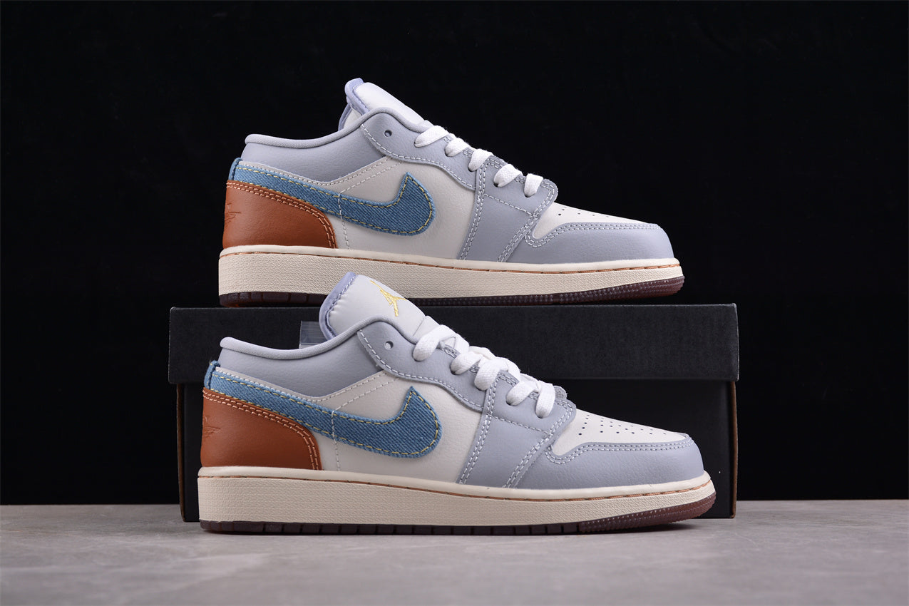 Nike Air Jordan 1 Low GS 'Denim Armory Blue' - Best Reps Website 2025