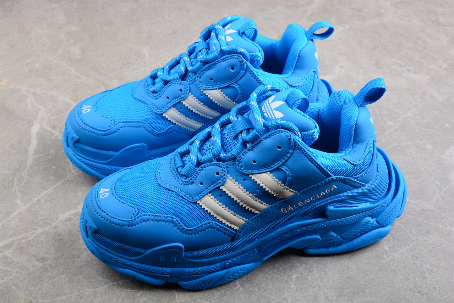Balenciaga x Adidas Triple S – Blue - Best Reps Website 2025