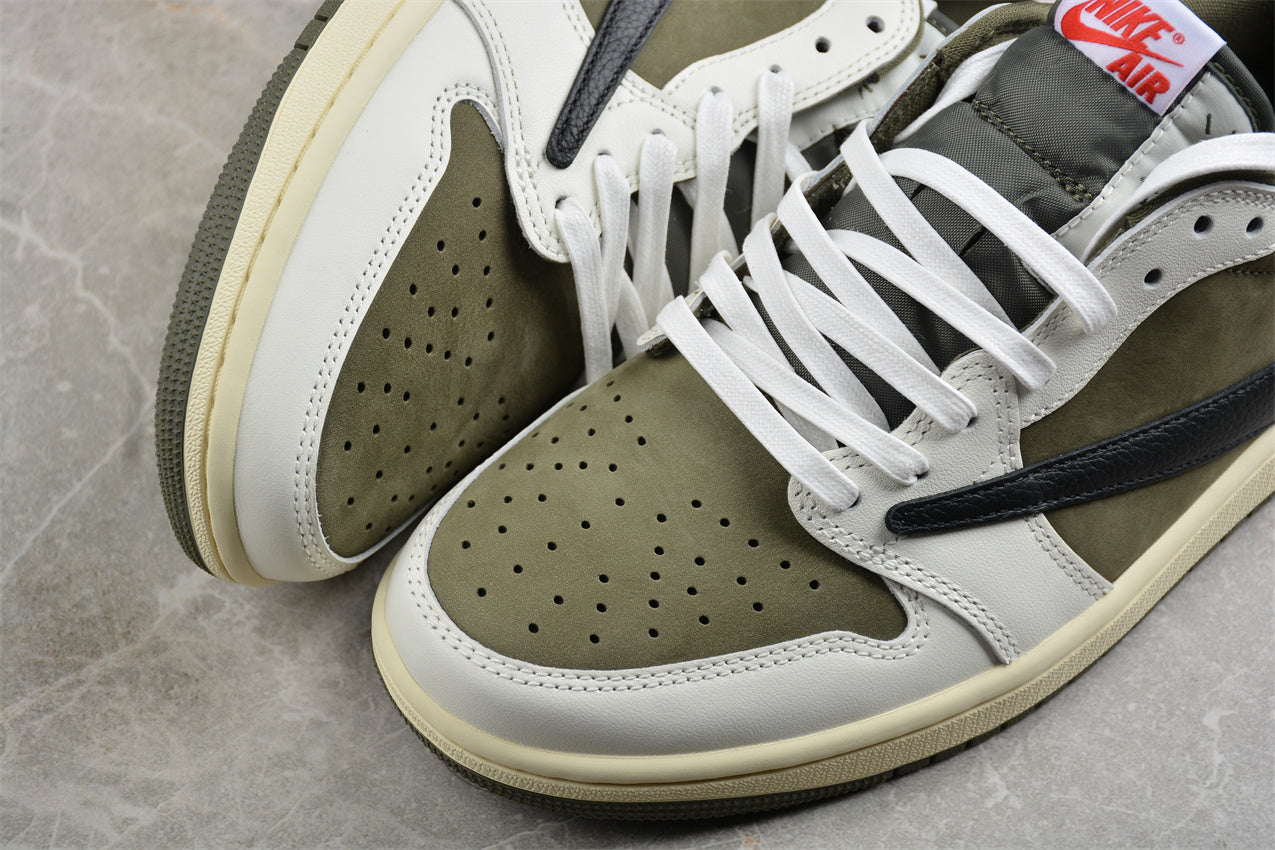Air Jordan 1 Retro Low "TRAVIS SCOTT MEDIUM OLIVE" - Best Reps Website 2025
