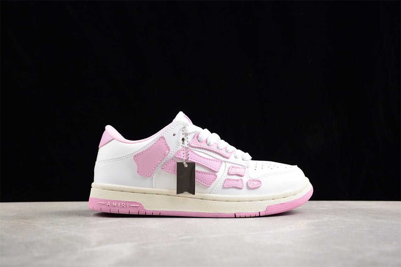 AMIRI Women's Skel Top Low 'White Pink'-Switchreps