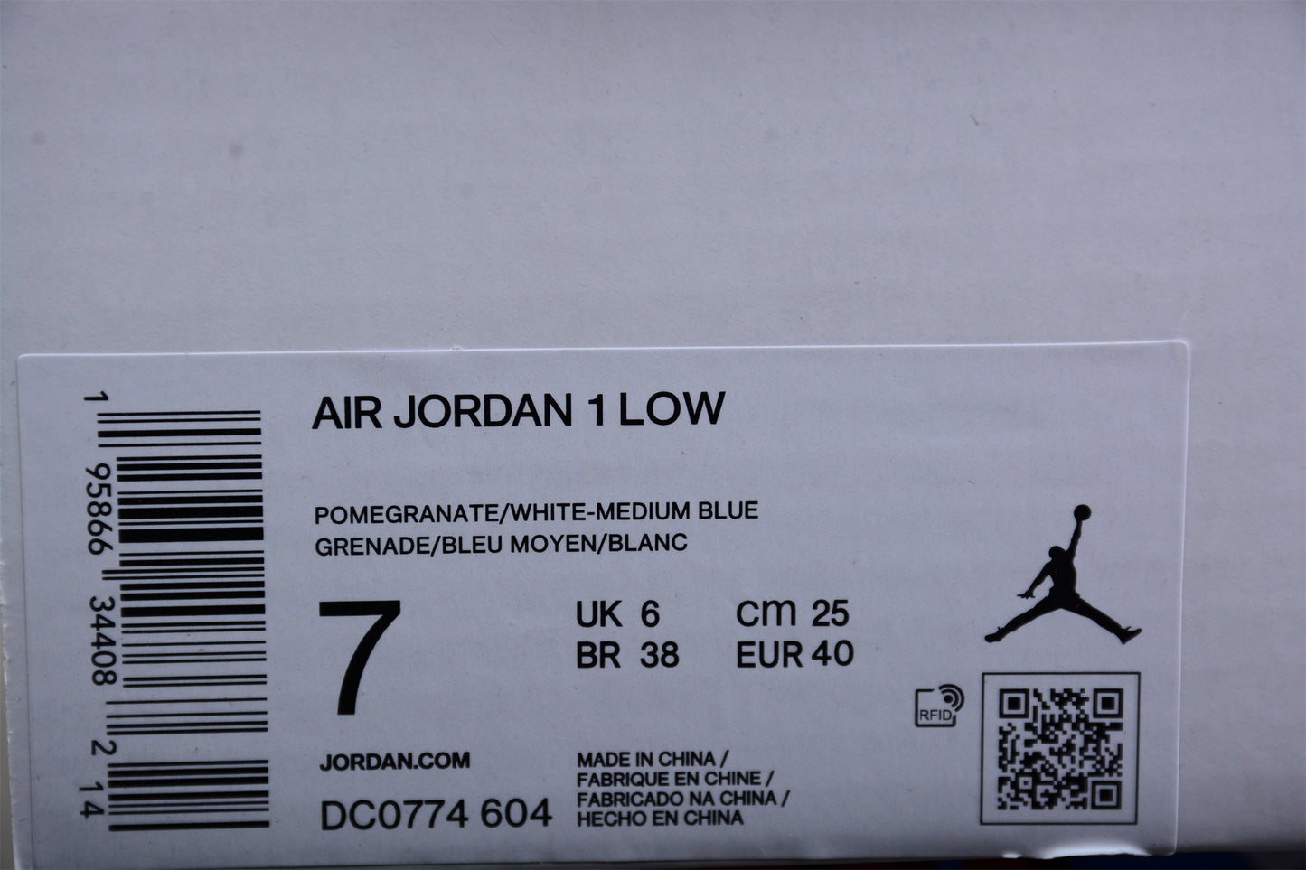 Air Jordan 1 Low "Pomegranate Blue" - Best Reps Website 2025