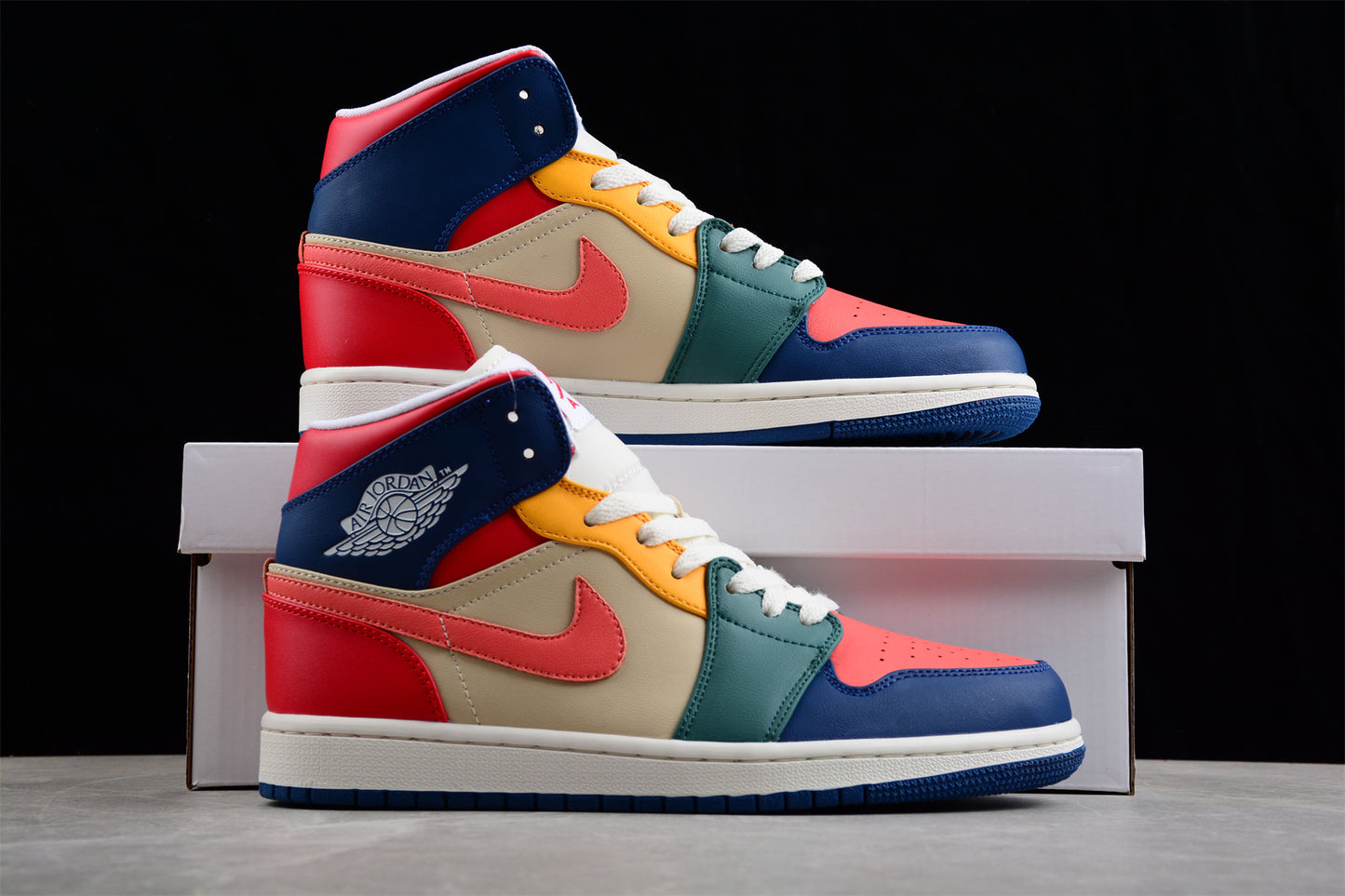 NIKE AIR JORDAN 1 MID SE "MULTI-COLOR" - Best Reps Website 2025