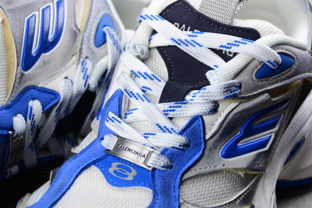 Balenciaga Cargo Sneakers in Grey/White/Blue - Best Reps Website 2025
