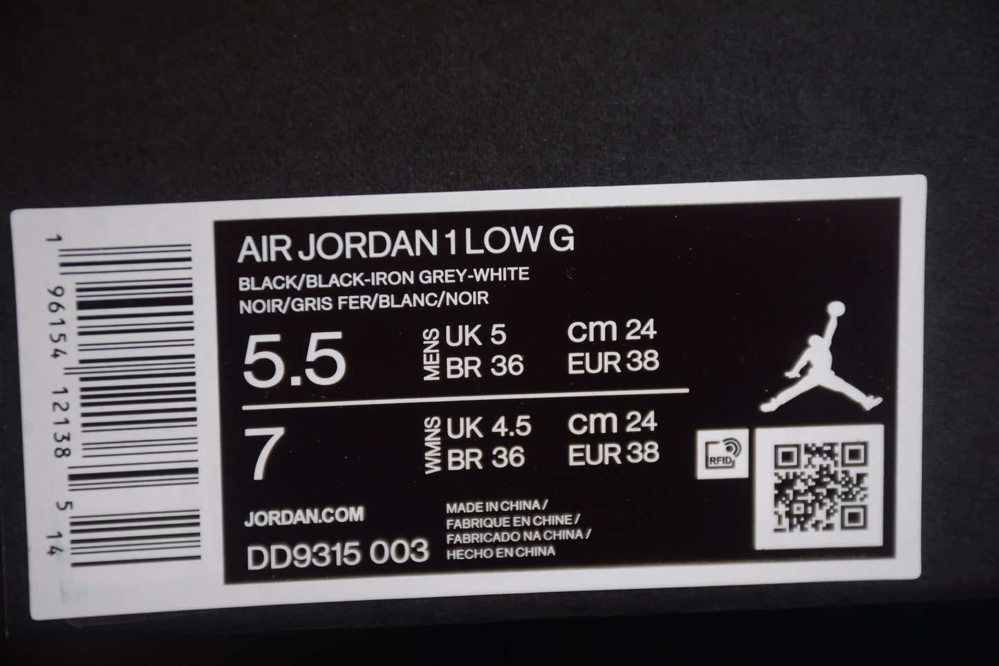 Air Jordan 1 Low Golf "Black Snake Pattern"