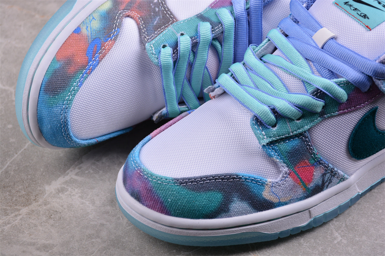 Nike SB Dunk Low Futura Laboratories "Bleached Aqua" - Best Reps Website 2025