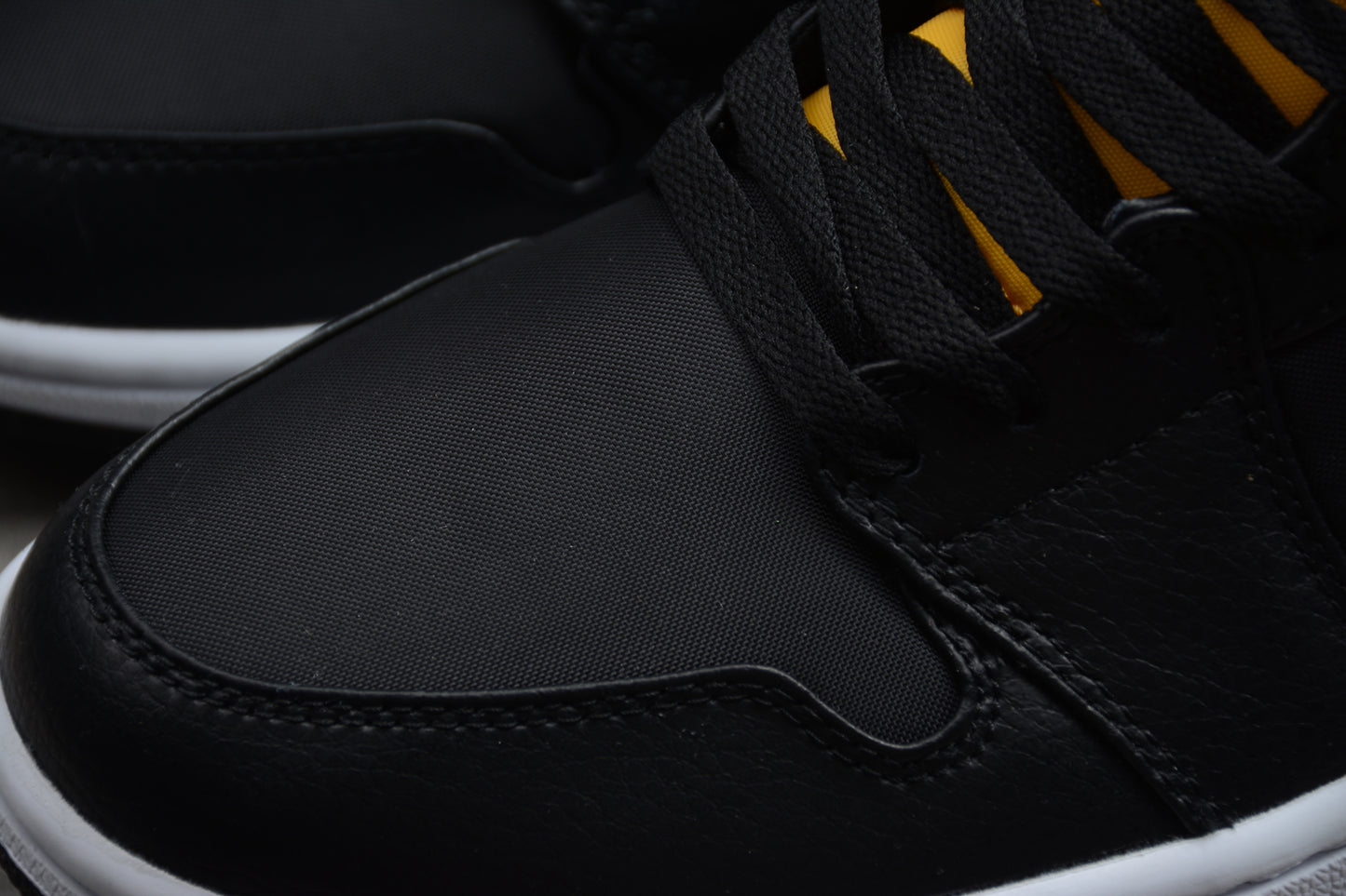 Nike Air Jordan 1 Mid "Black Metallic Gold White" - Best Reps Website 2025