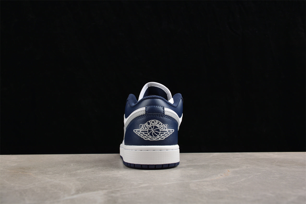 Air Jordan 1 Low 'Midnight Navy Wolf Grey' - Best Reps Website 2025