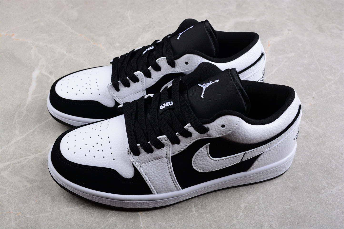 Air Jordan 1 Low Split Panda Black Sneakers - Best Reps Website 2025