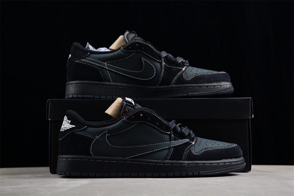 Travis Scott x Air Jordan 1 Low OG “Triple Black” - Best Reps Website 2025