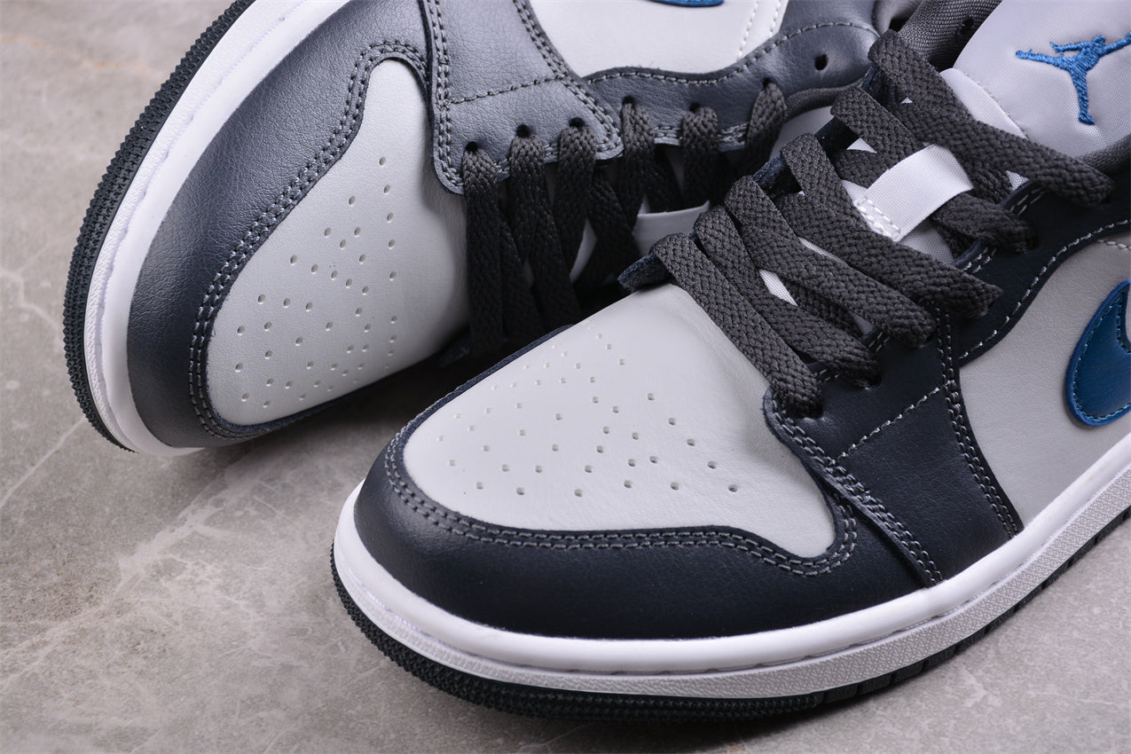 Air Jordan 1 Low 'Anthracite Industrial Blue' - Best Reps Website 2025
