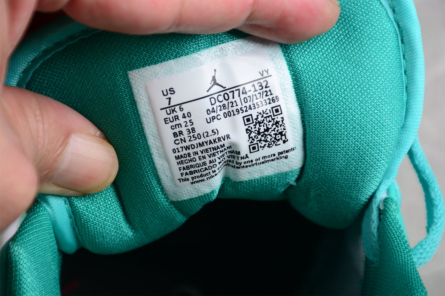 Air Jordan 1 Low "Turquoise" DC0774-132 - Best Reps Website 2025