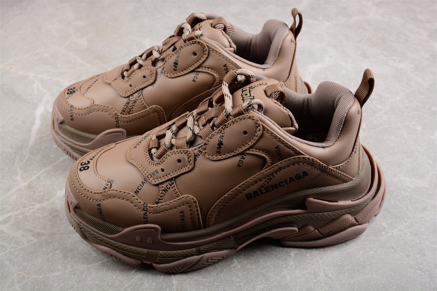 Balenciaga Triple S – Brown - Best Reps Website 2025